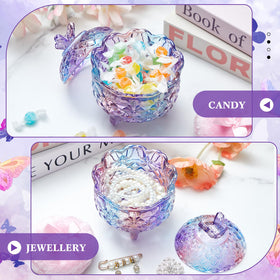 Tioncy powder puff set in a lifestyle scene on a vanity