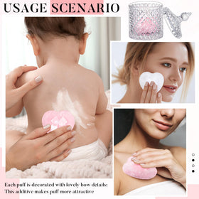 Tioncy powder puff set with elegant packaging