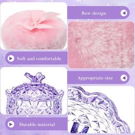 Tioncy powder puff set with soft plush material