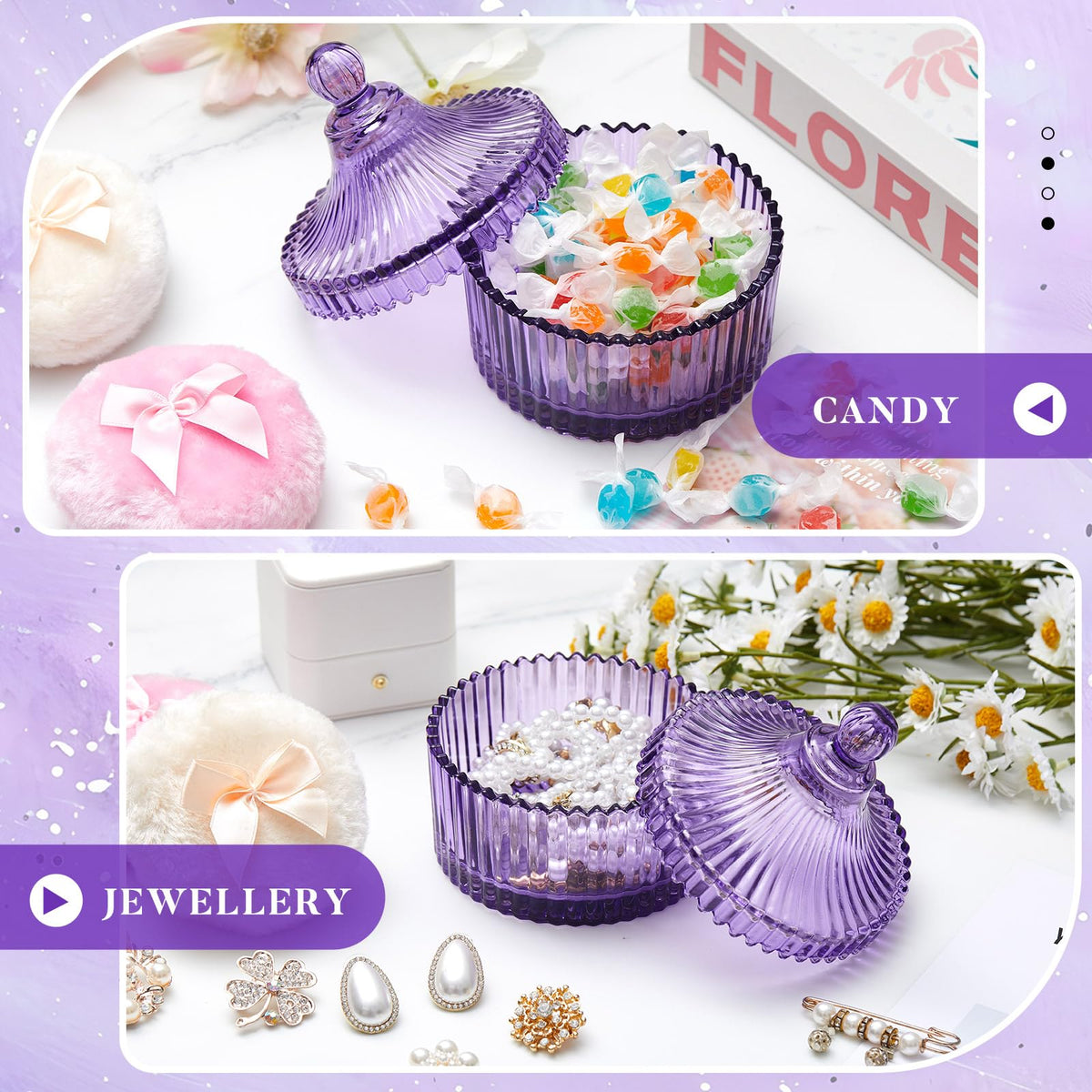 Tioncy powder puffs in elegant packaging