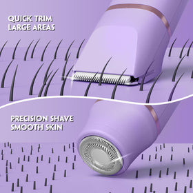 tiovara Bikini Trimmer with interchangeable heads for grooming