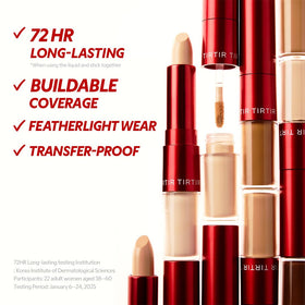 TIRTIR Glide&Hide Blurring Concealer application on under-eye