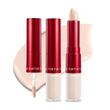 TIRTIR Glide&Hide Blurring Concealer front view with dual applicators