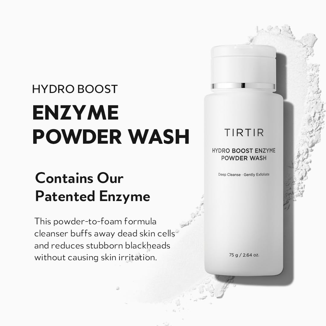 TIRTIR Hydro support Enzyme Cleansing Powder packaging side view