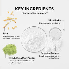 TIRTIR Hydro support Enzyme Cleansing Powder powder texture close-up