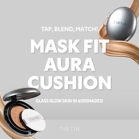 TIRTIR Mask Fit Aura Cushion Foundation open with applicator