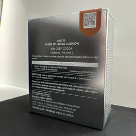 TIRTIR Mask Fit Aura Silver Cushion Foundation back view with ingredients