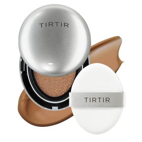 TIRTIR Mask Fit Aura Silver Cushion Foundation front view with packaging