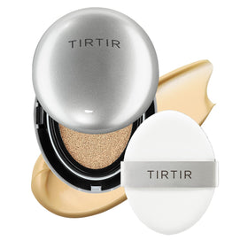 TIRTIR Mask Fit Aura Silver Cushion Foundation front view with packaging