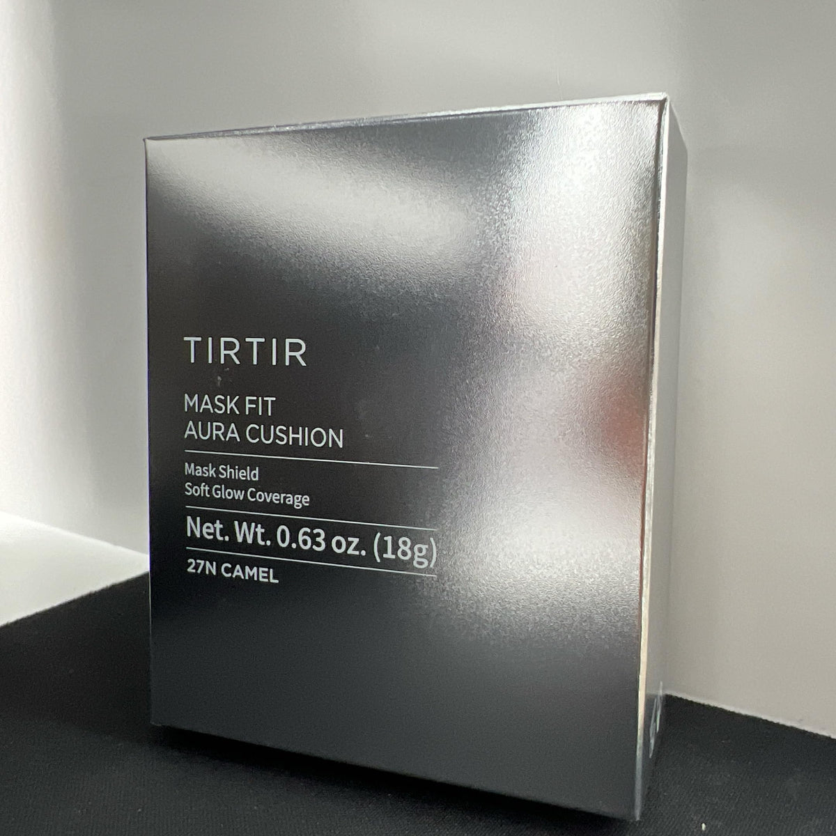 TIRTIR Mask Fit Aura Silver Cushion Foundation in use