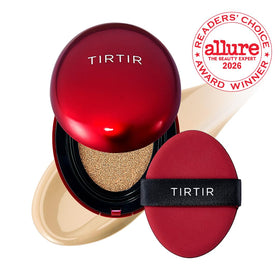 TIRTIR Mask Fit Red Cushion Foundation open with cushion applicator