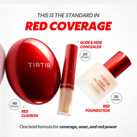 TIRTIR Mask Fit Red Foundation in makeup setup