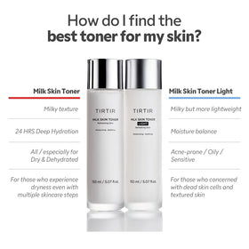 TIRTIR Milk Skin Rice Toner Light with Chamomile Extract