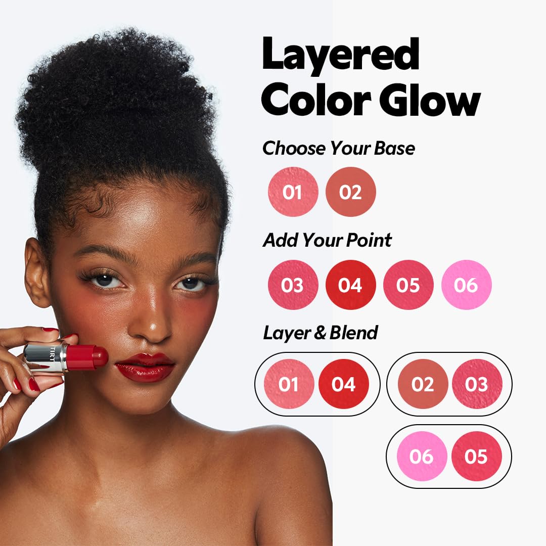 TIRTIR Mood Glider Lip & Blush Stick Peach Mingle lifestyle shot