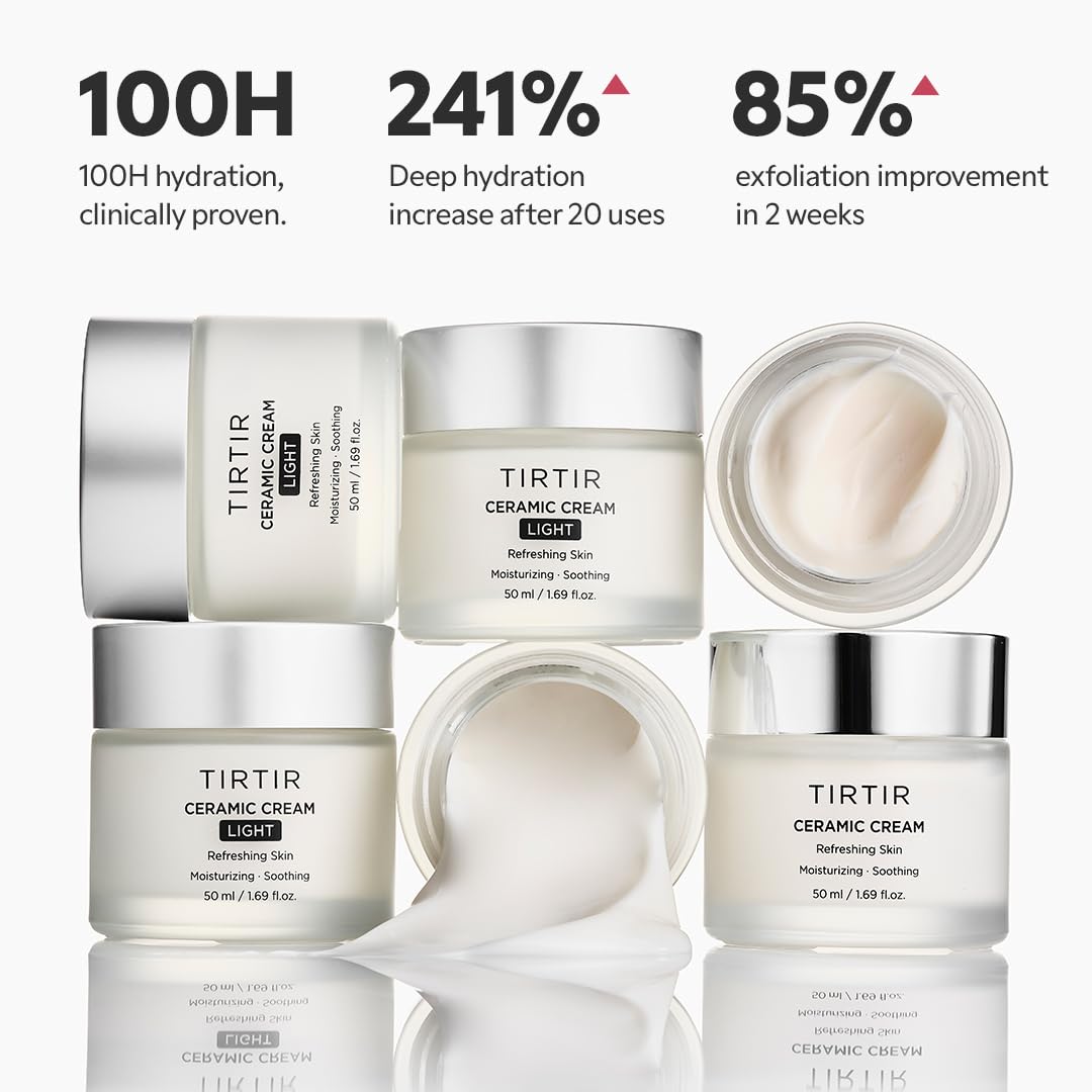 TIRTIR Natural Ceramide Cream in a lifestyle setting