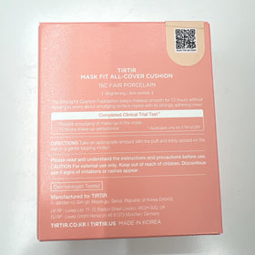TIRTIR Pink Cushion Foundation with makeup brushes