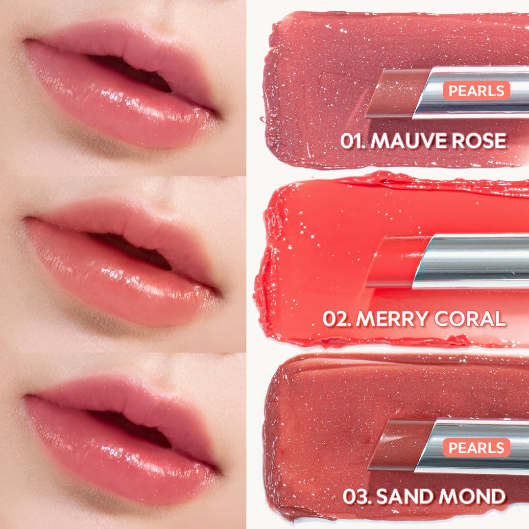 TIRTIR Waterism Glow Melting Balm applied on lips