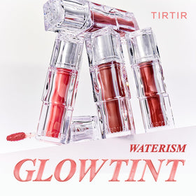 TIRTIR Waterism Tinted Lip Gloss #08 Summer Pumpkin applicator close-up