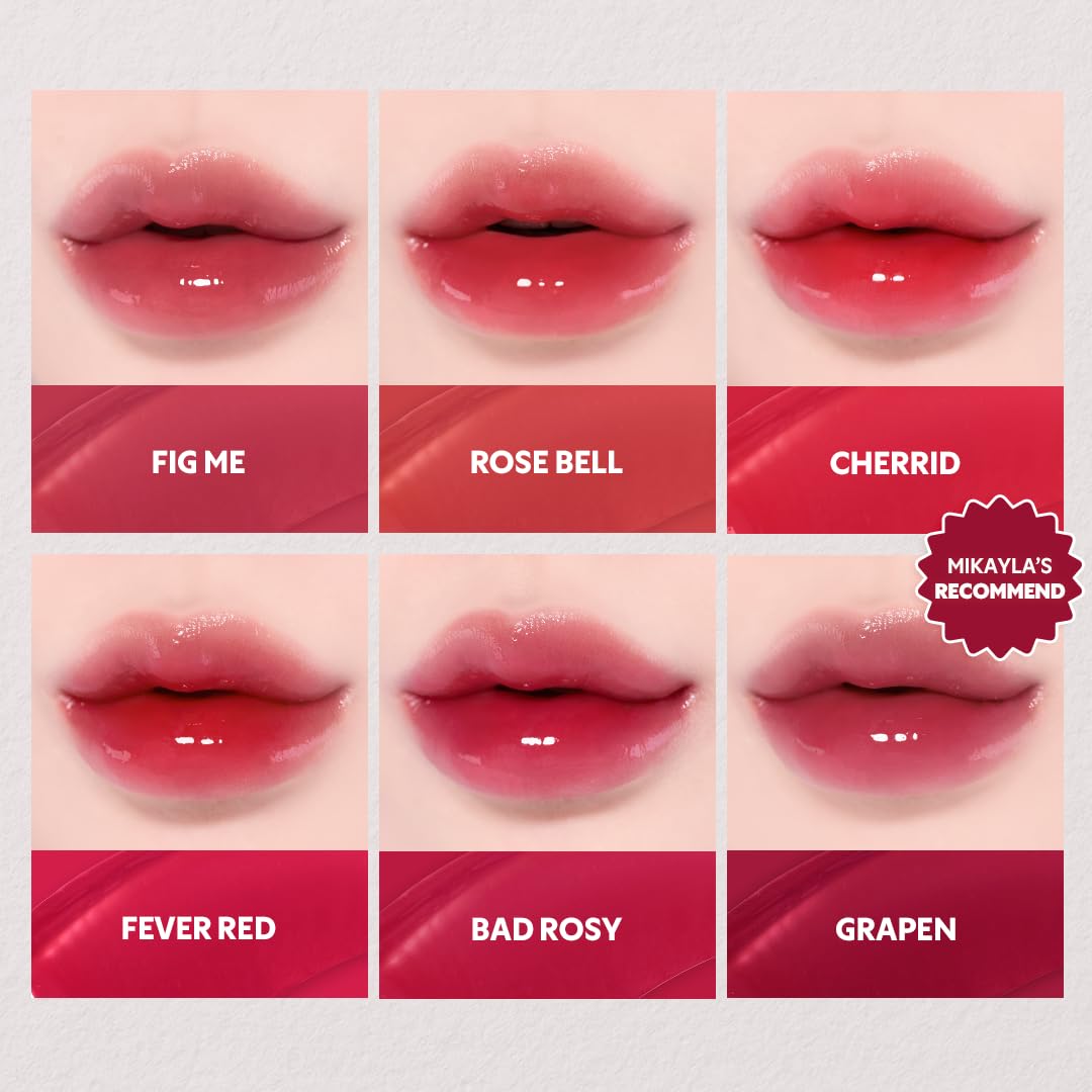 TIRTIR Waterism Tinted Lip Gloss #08 Summer Pumpkin side view