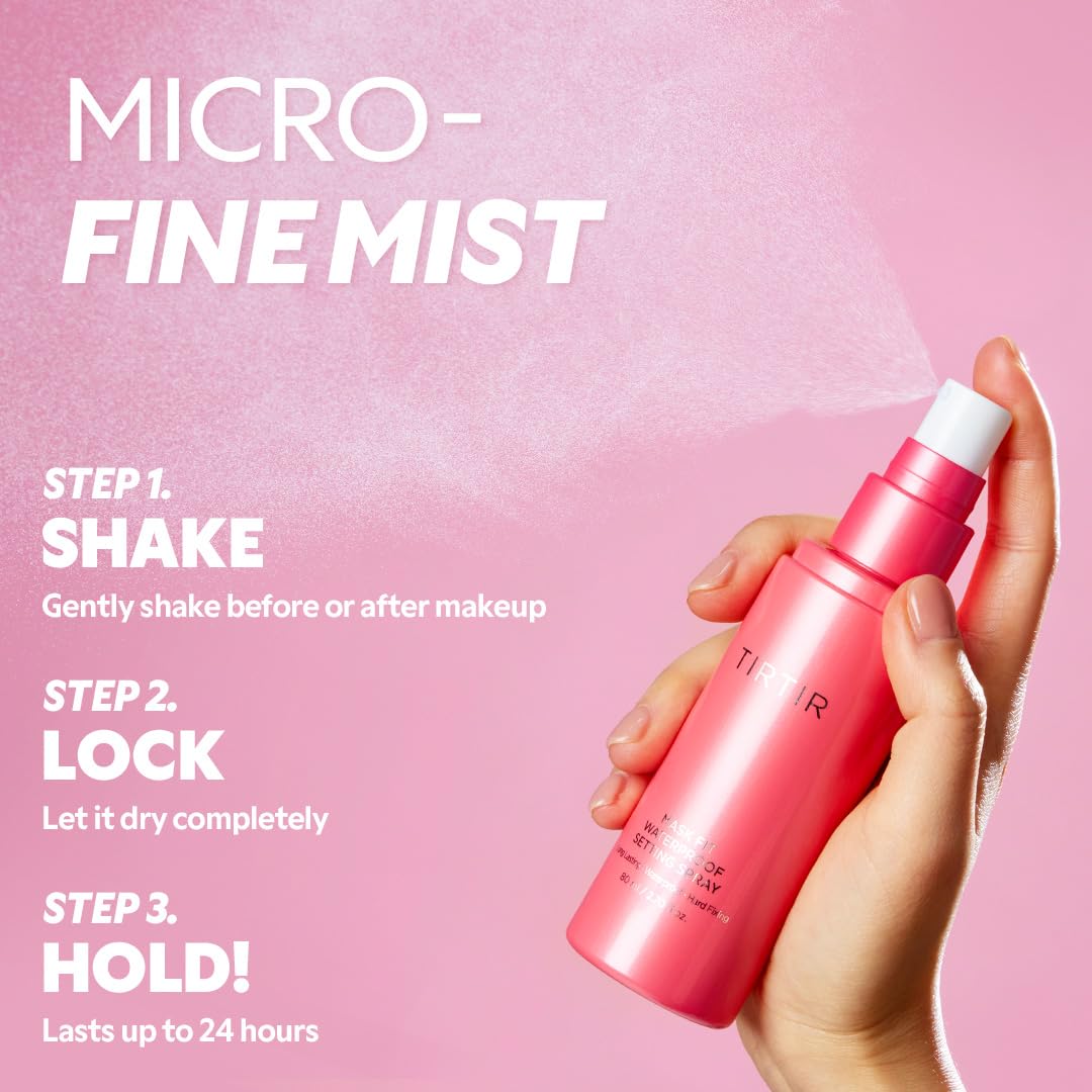 TIRTIR Waterproof Setting Spray close-up of nozzle