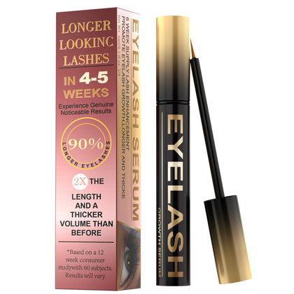 Tistees Eyelash Growth Serum 5 mL front view with packaging