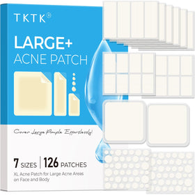TKTK Large Pimple Patches 126 Count packaging front view