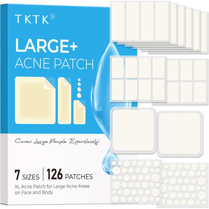 TKTK Large Pimple Patches 126 Count packaging front view