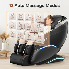 TLIFE Massage Chair reclined at 160 degrees