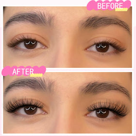 TNFVLONEINS false eyelashes displayed with applicator