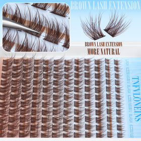 TNFVLONEINS lash clusters in various lengths arranged neatly