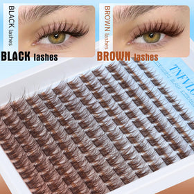 TNFVLONEINS lash clusters kit packaging with product details