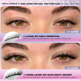 TNFVLONEINS lash extension tweezers included