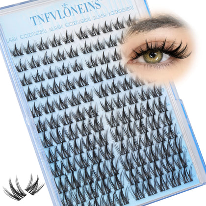 TNFVLONEINS Manga Lash Clusters front view packaging