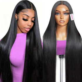 tobasew 13x6 HD Lace Front Wig front view, 28 inches long