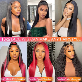 tobasew 13x6 HD Lace Front Wig packaging with care instructions