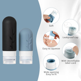 Tocelffe travel accessories including funnels and spatulas