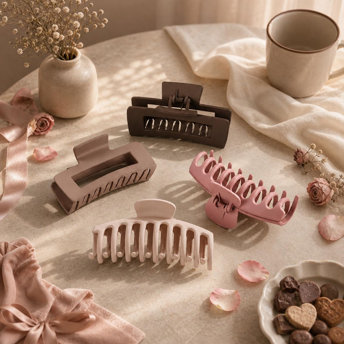 TOCESS claw clips showing rounded teeth design