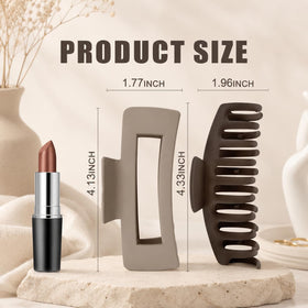 TOCESS Large Hair Claw Clip in use, securing long hair
