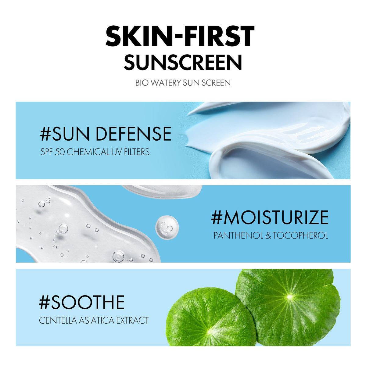 TOCOBO Bio Watery Sunscreen SPF 50 in morning skincare routine