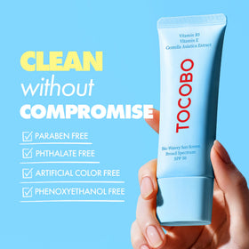 TOCOBO Bio Watery Sunscreen SPF 50 ingredients list