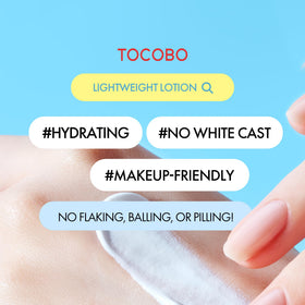TOCOBO Bio Watery Sunscreen SPF 50 texture close-up