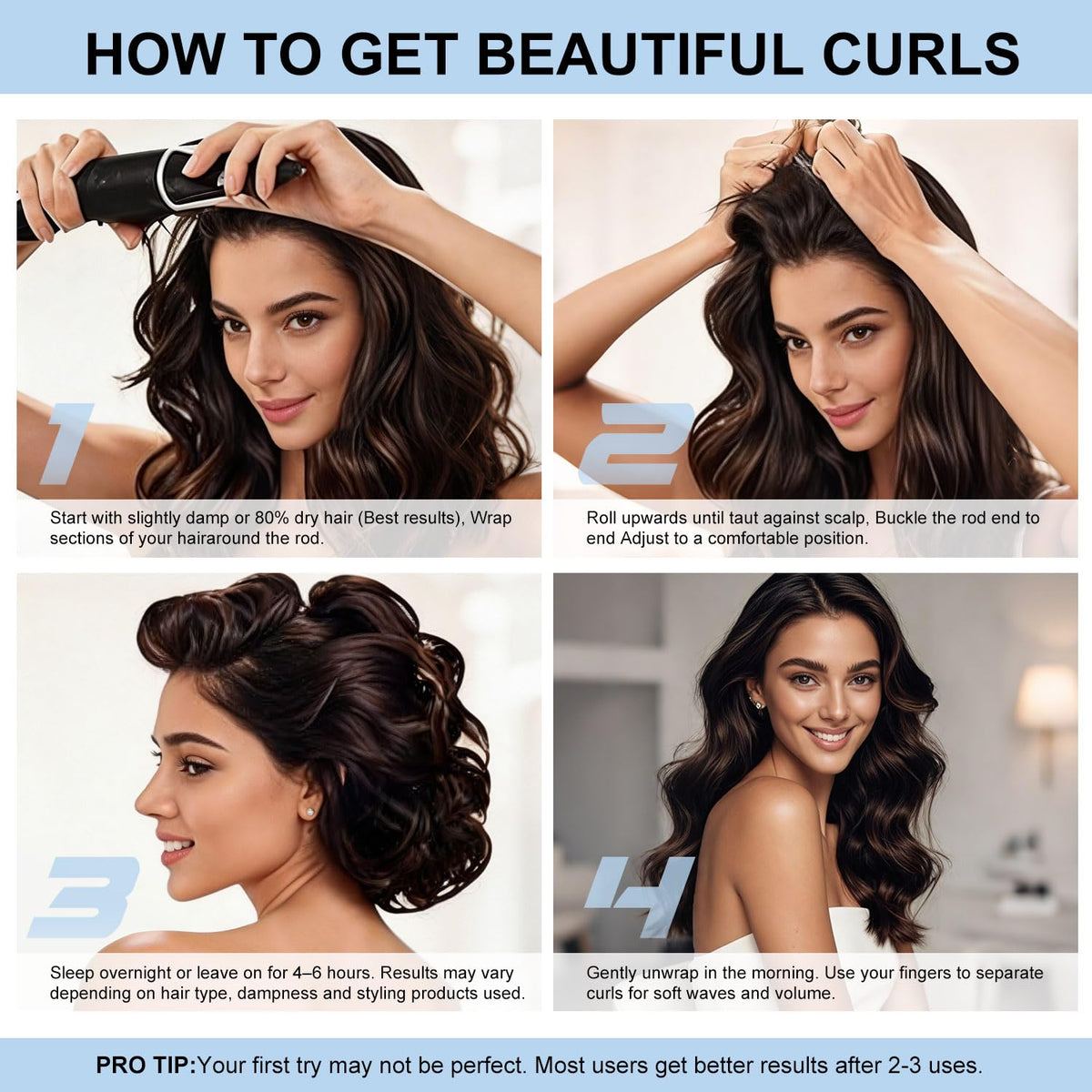 Togayu velvet curlers displayed on a soft background