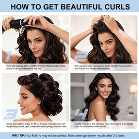 Togayu velvet curlers displayed on a soft background