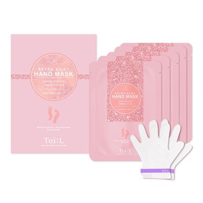 TOI:L Extra Silky Hand Mask packaging front view