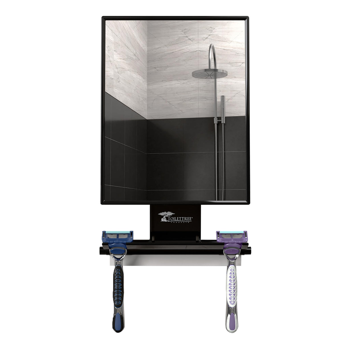 ToiletTree Products Fogless Shower Mirror packaging details