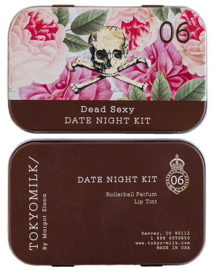TOKYOMILK Dead Sexy Gift Set tin packaging front view