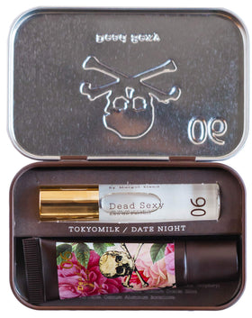 TOKYOMILK Dead Sexy mini rollerball and lip tint side view