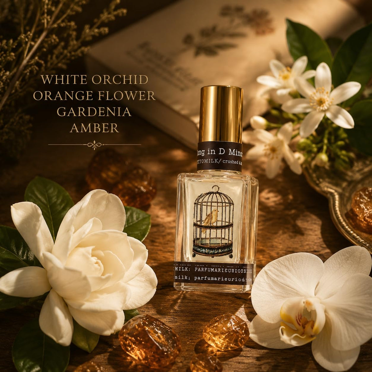 TOKYOMILK Song in D Minor Eau de Parfum side view with packaging