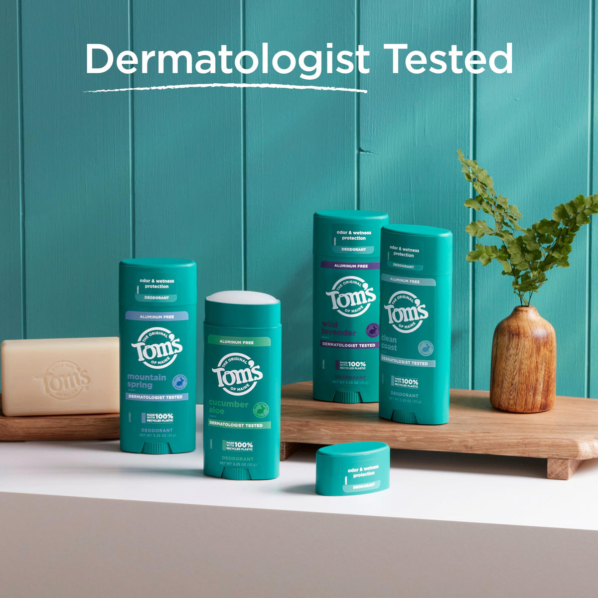 Tom's of Maine Clean Coast Natural Deodorant with fresh citrus ingredients