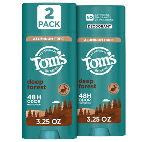 Tom's of Maine Deep Forest Natural Deodorant 2 Pack front view